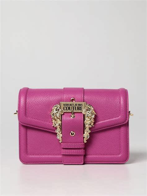 versace jeans couture pink bag